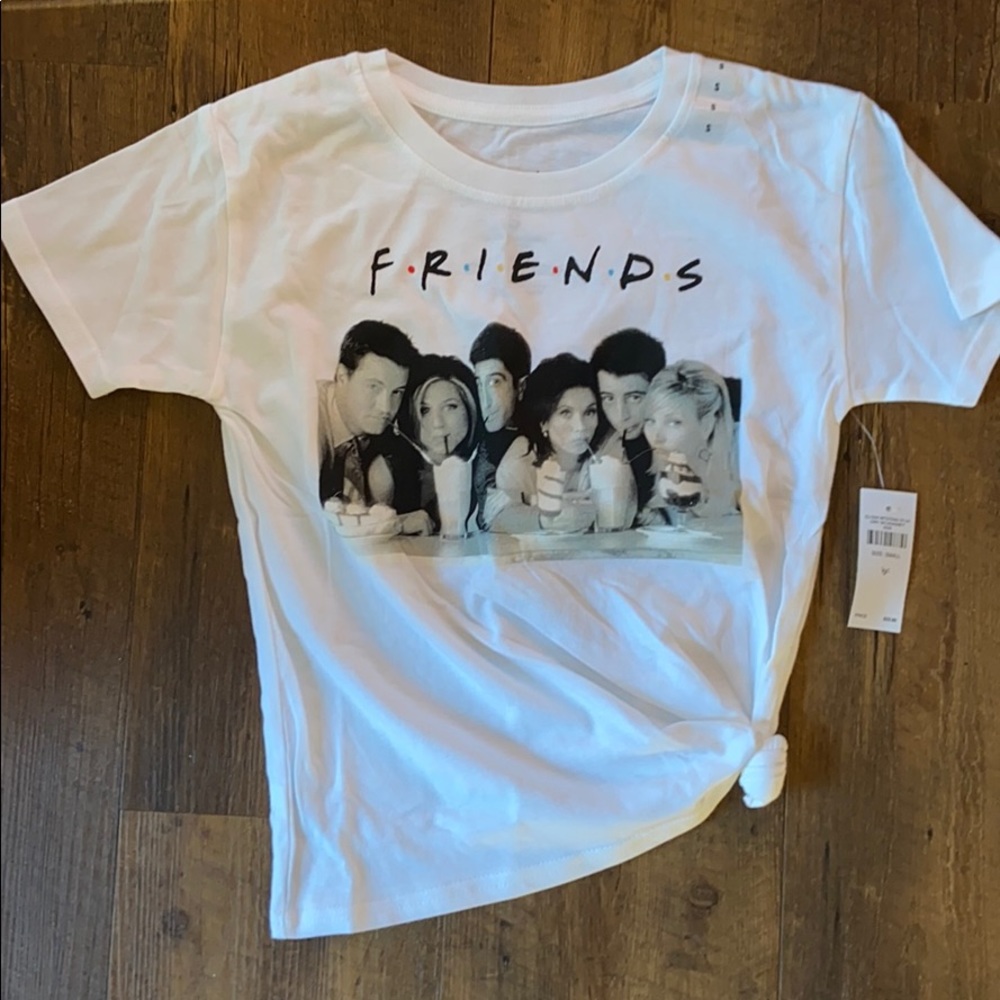 NWT Justice Girls FRIENDS T shirt Sz S